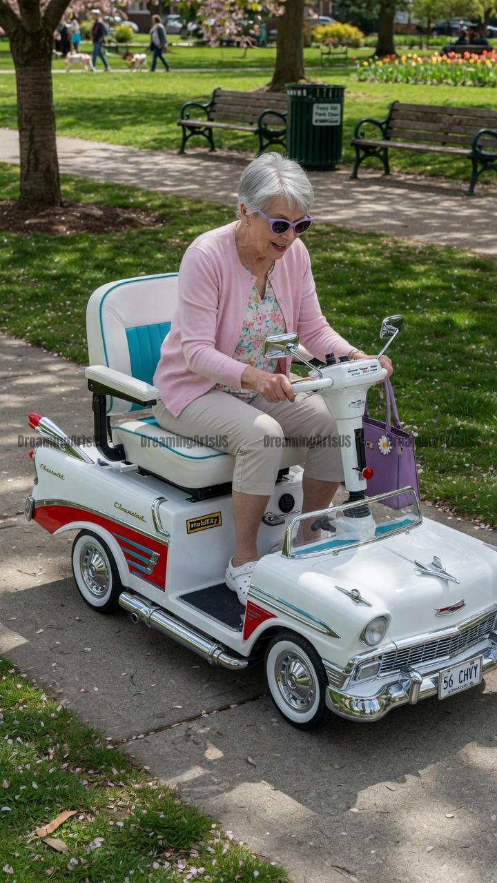 1956 Chevrolet mobility scooter