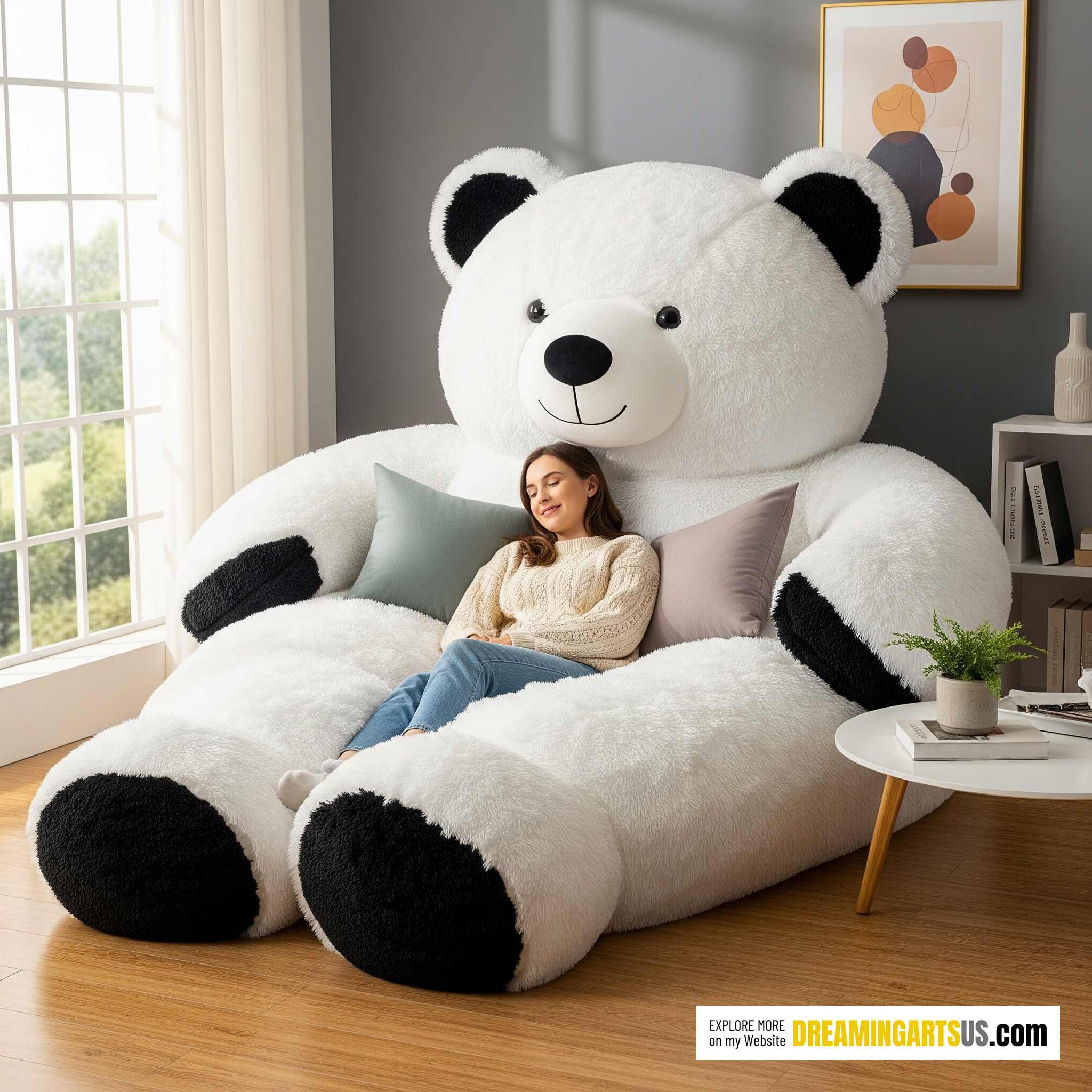 Giant Polar Bear Loungers