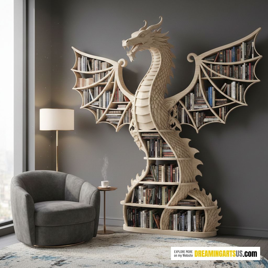 Dragon Bookcase