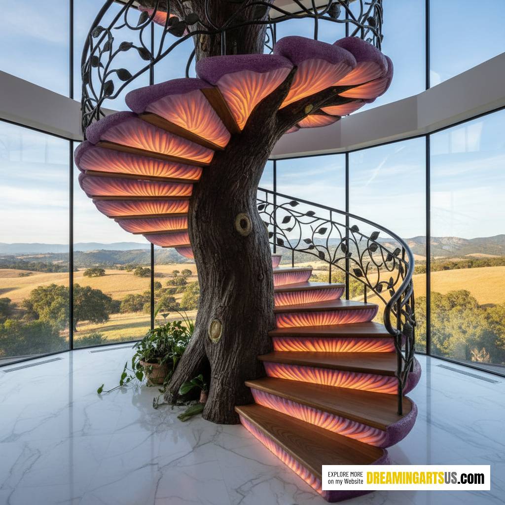 mushroom staircases