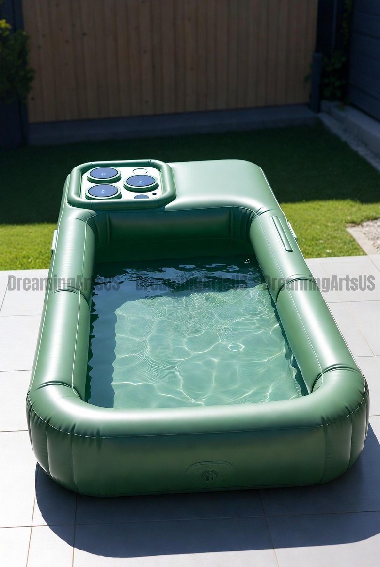 inflatable smart phone pools