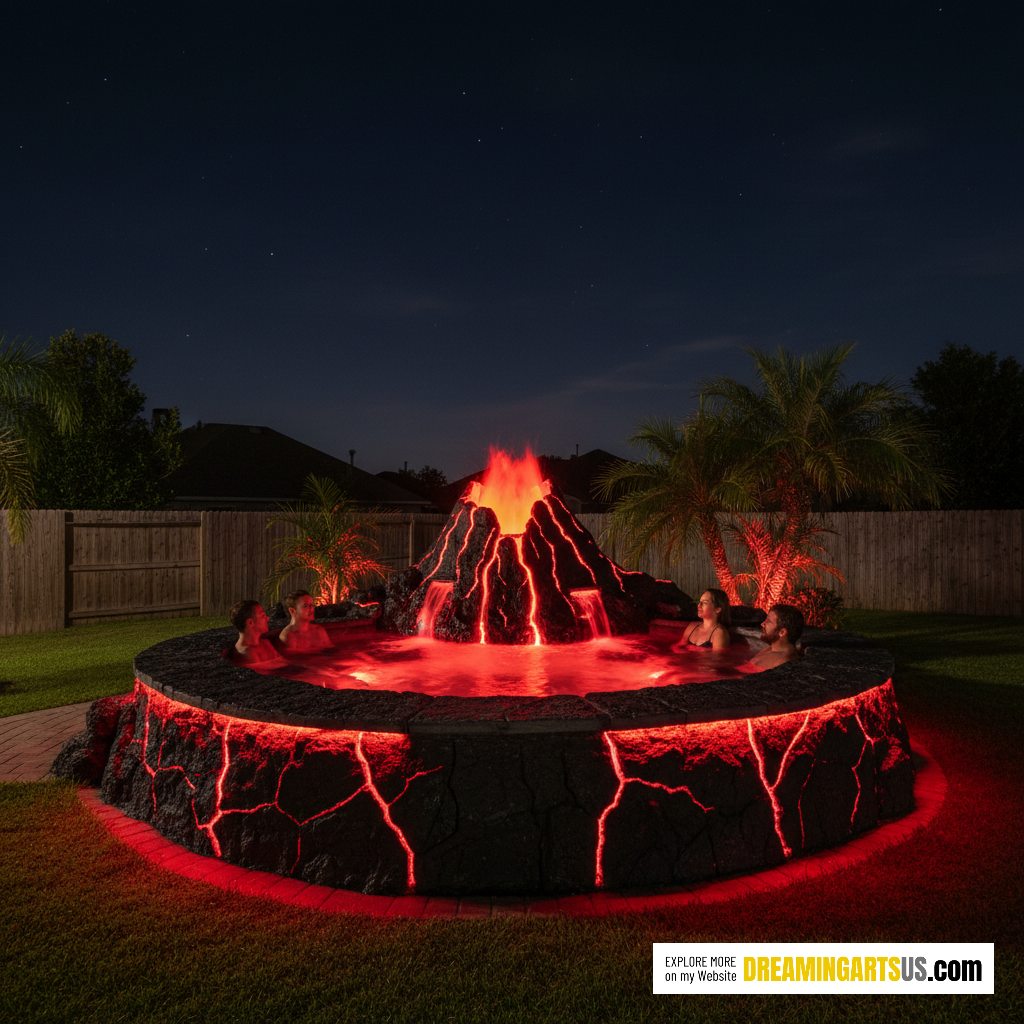 Volcano Hot Tub
