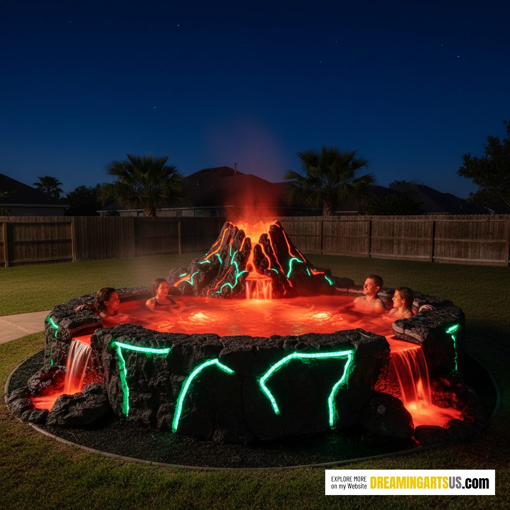 Volcano Hot Tub