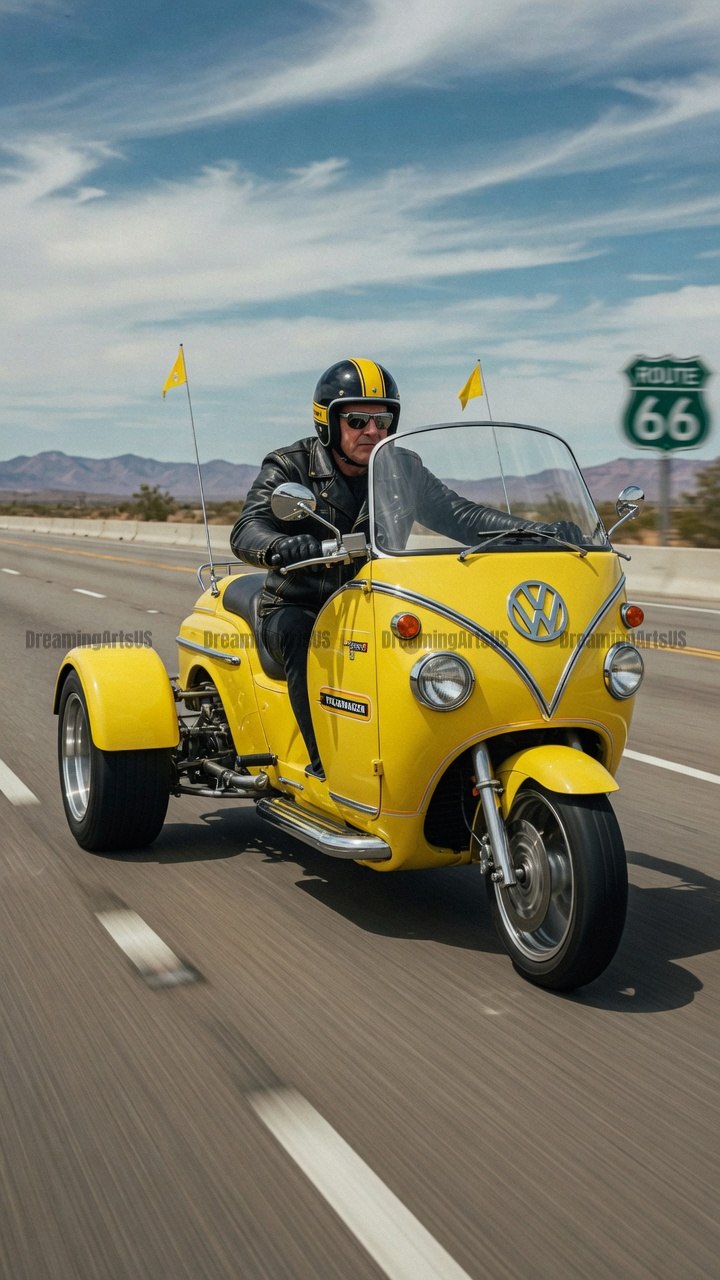 Volkswagen Bus Trike Motorcycle