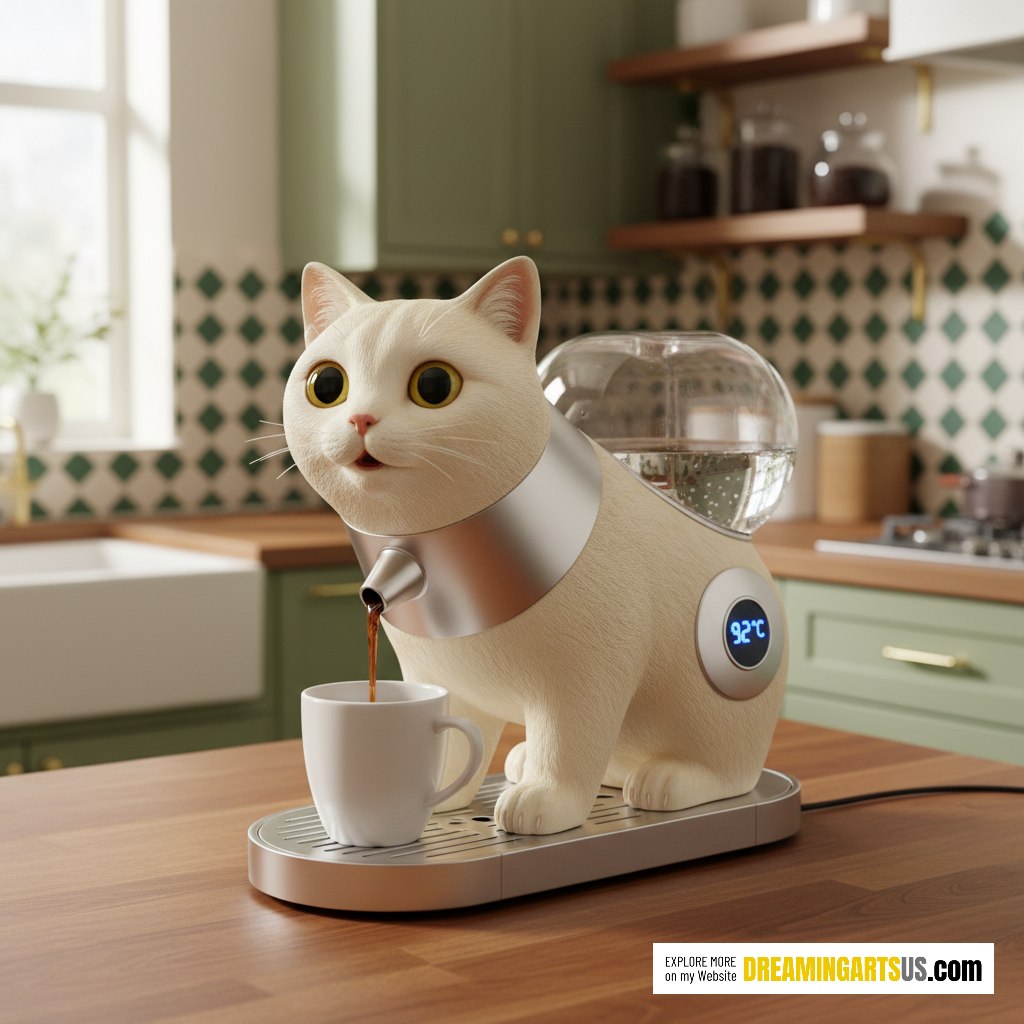 Cat Coffee Maker