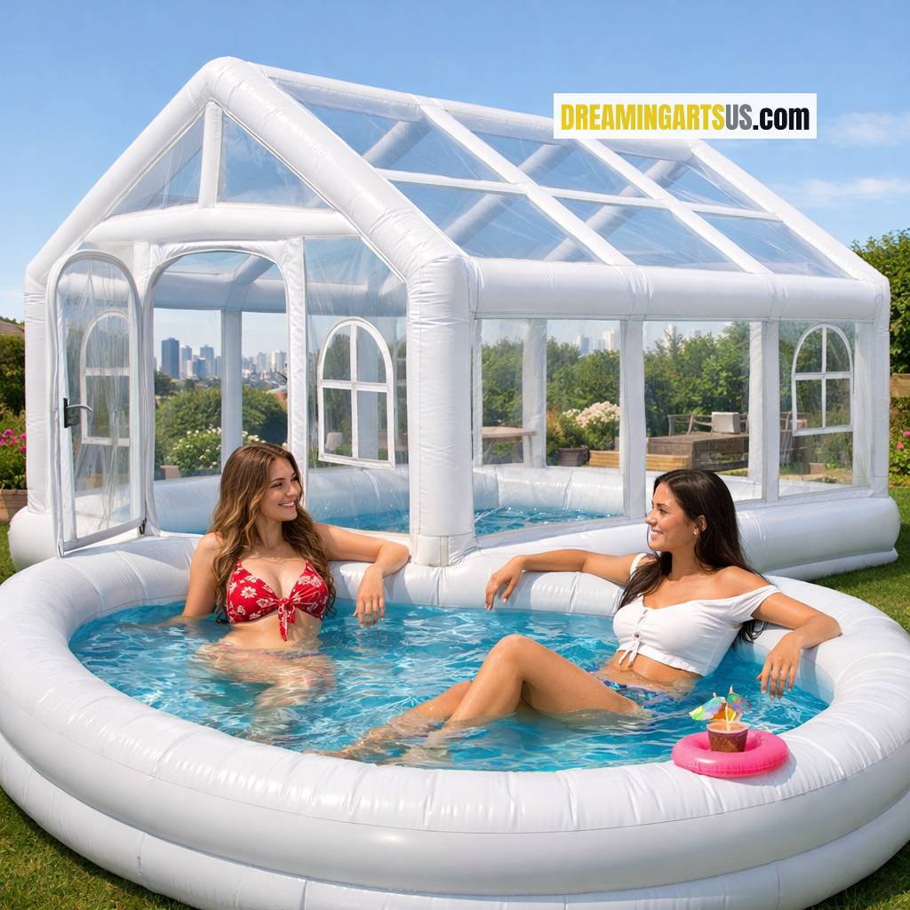 Inflatable Greenhouse Pools