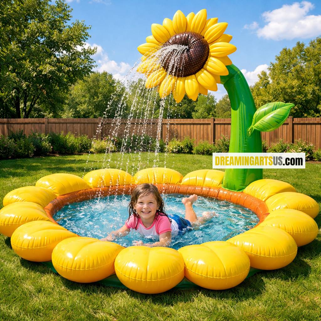inflatable sunflower pools