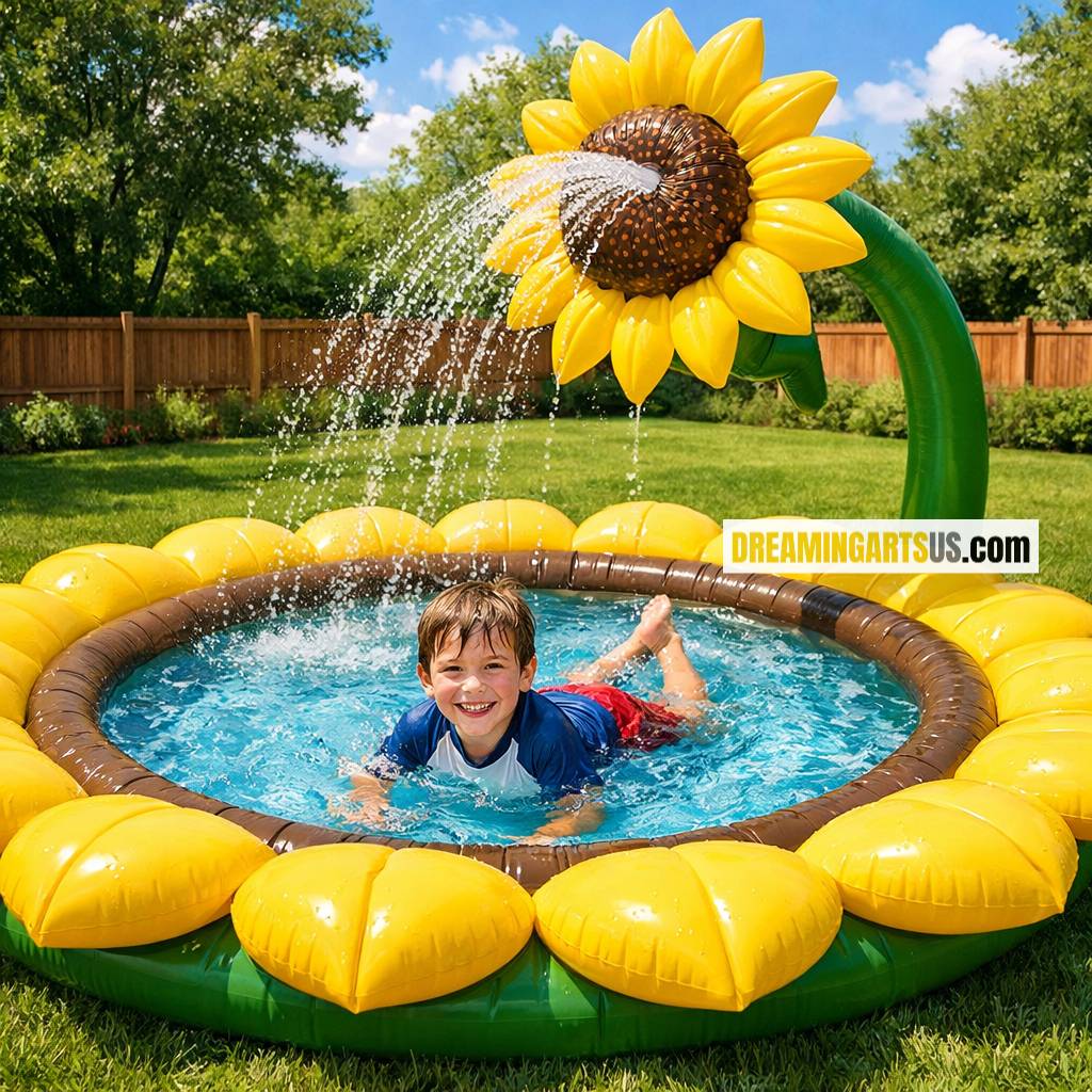 inflatable sunflower pools