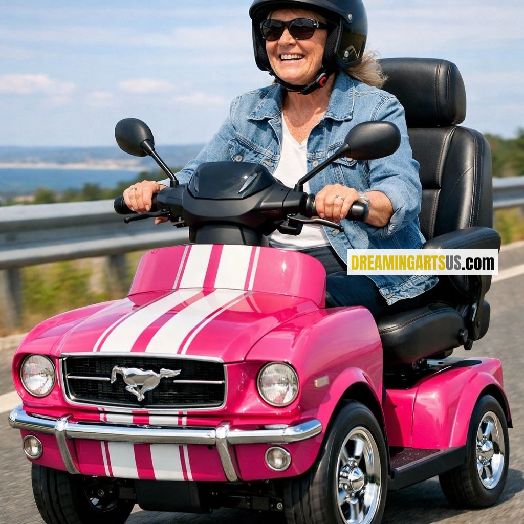 Mustang inspired Mobility Scooters
