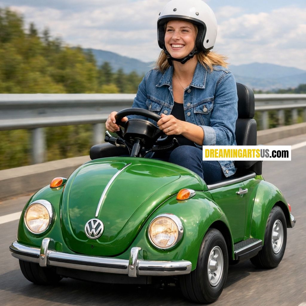 VW Beetle inspired Scooters