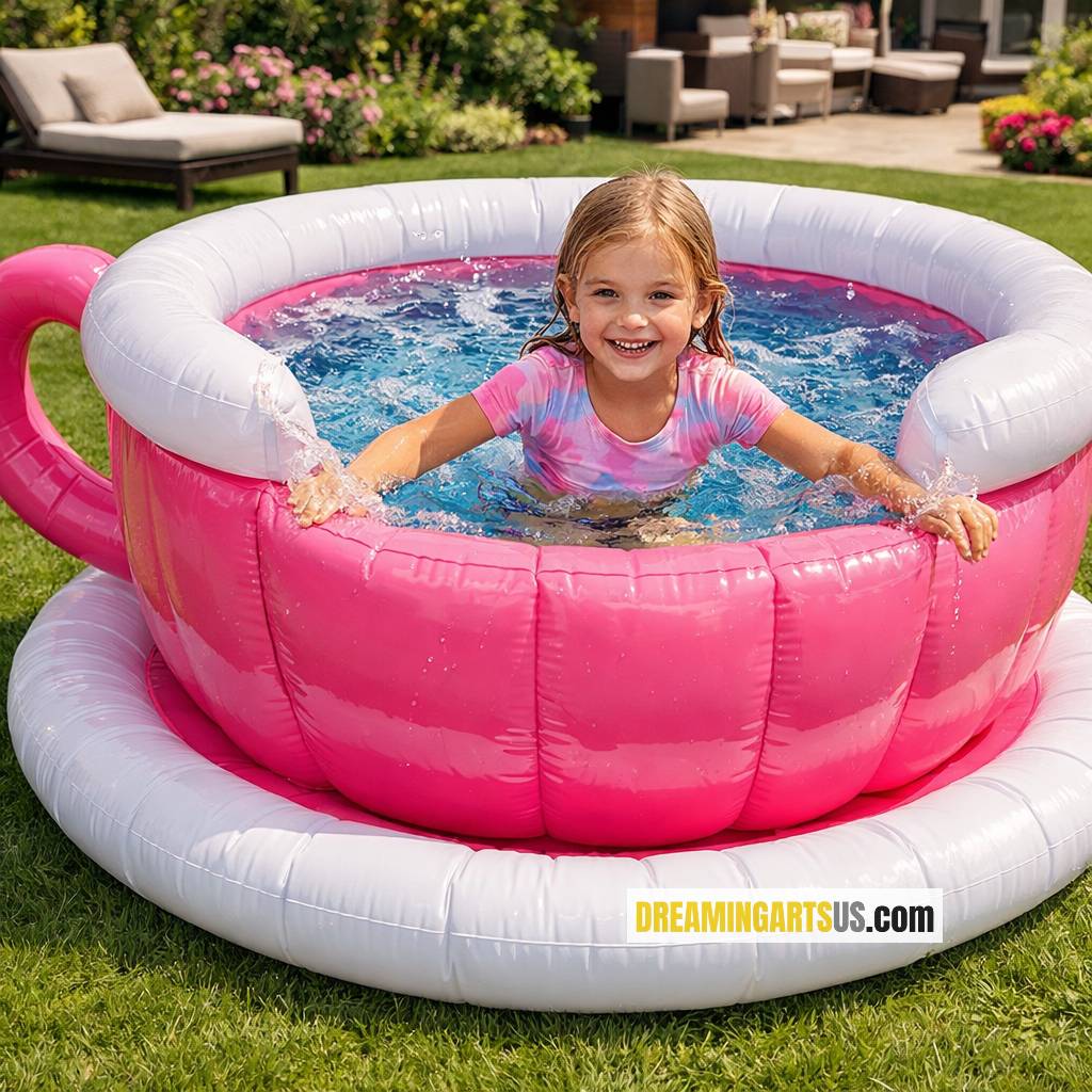 Teacup Inflatable Pool