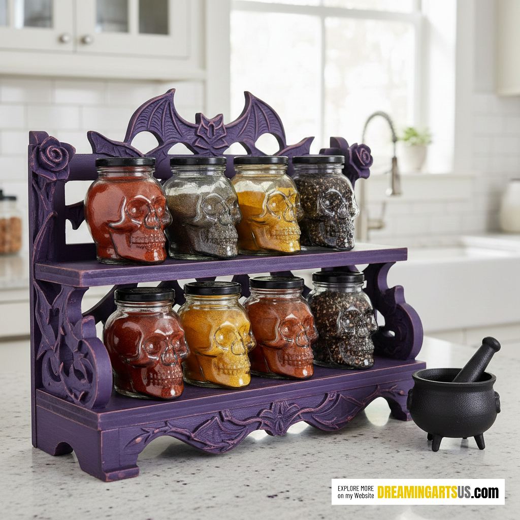 Skull Spice Jars