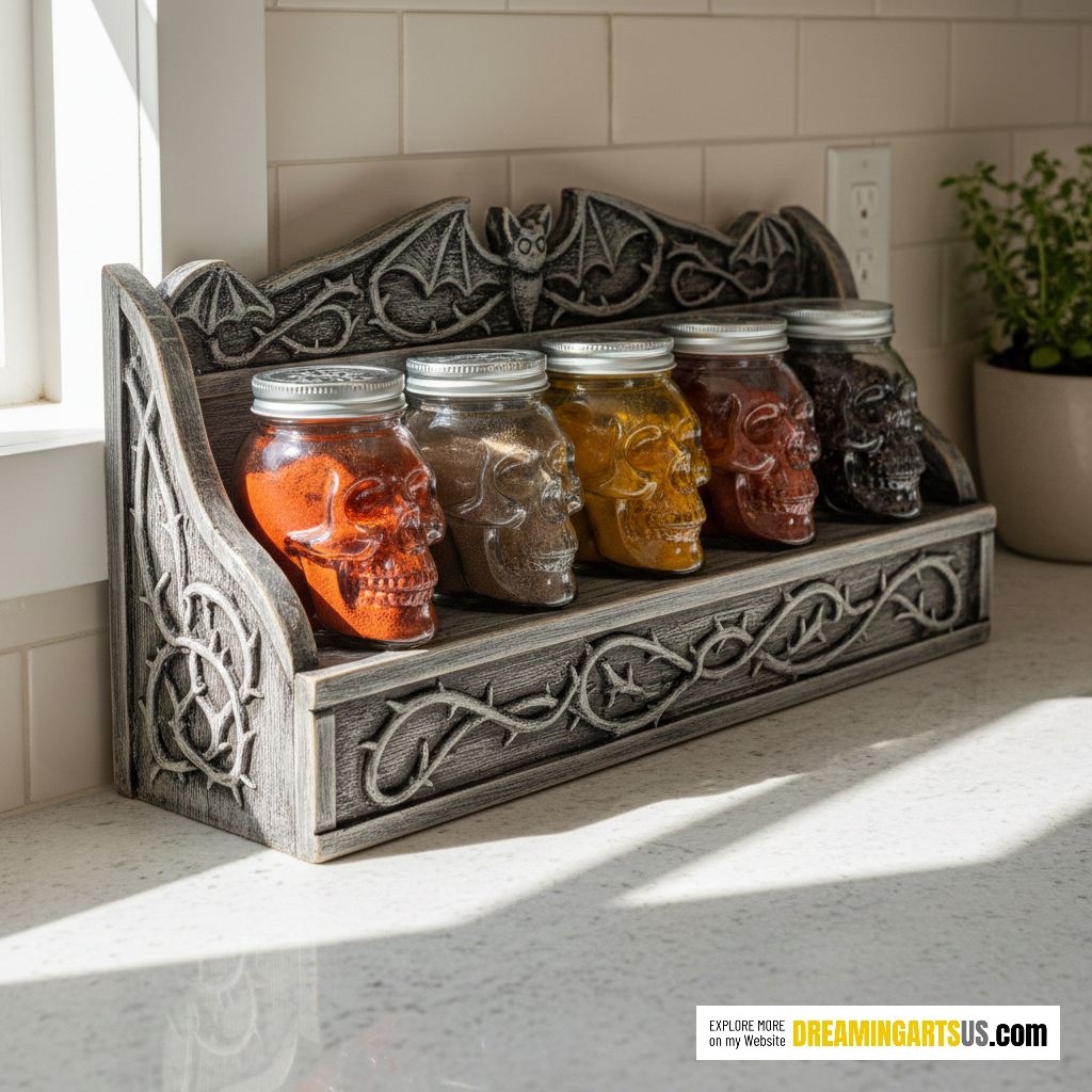 Skull Spice Jars