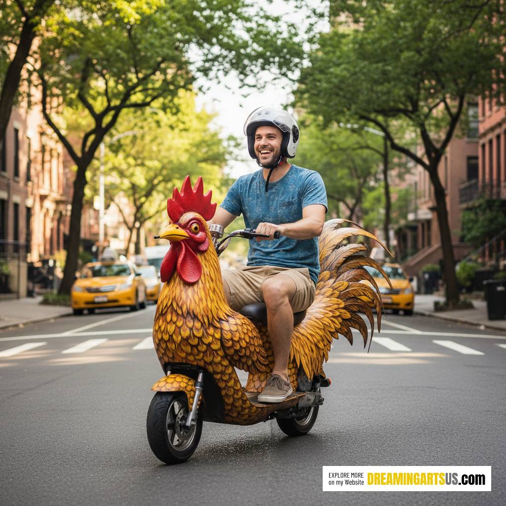 rooster scooters
