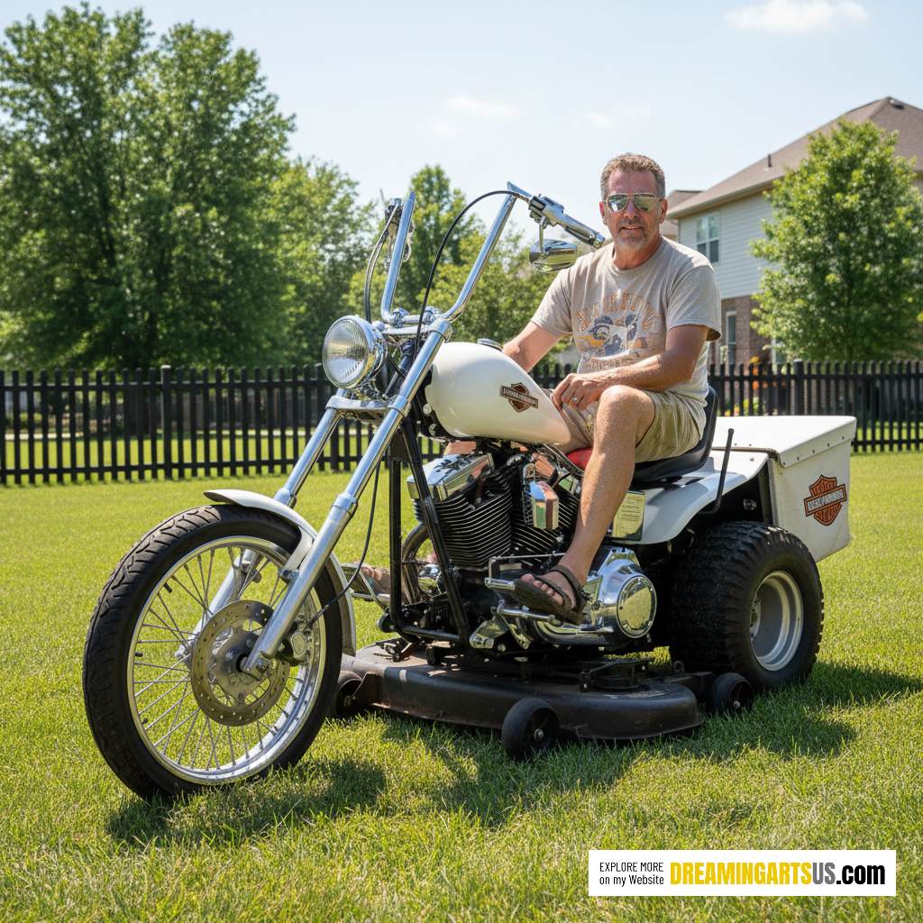 Harley lawn mower