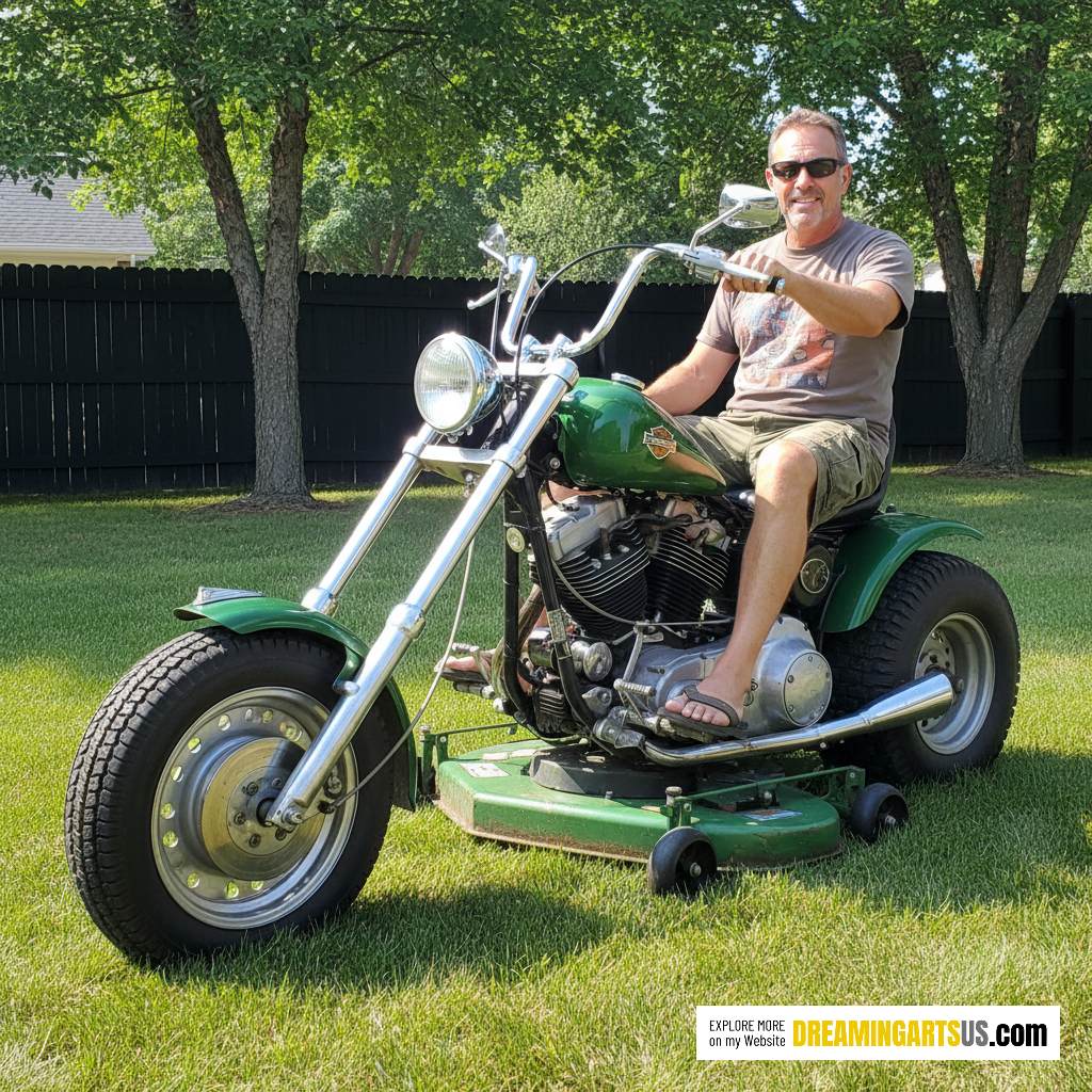 Harley lawn mower