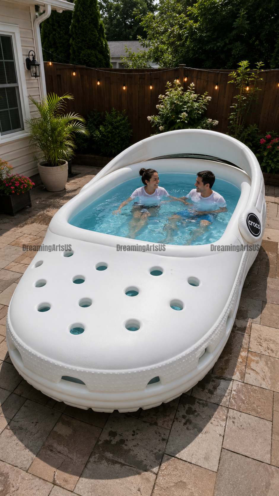Crocs-Shaped Pool