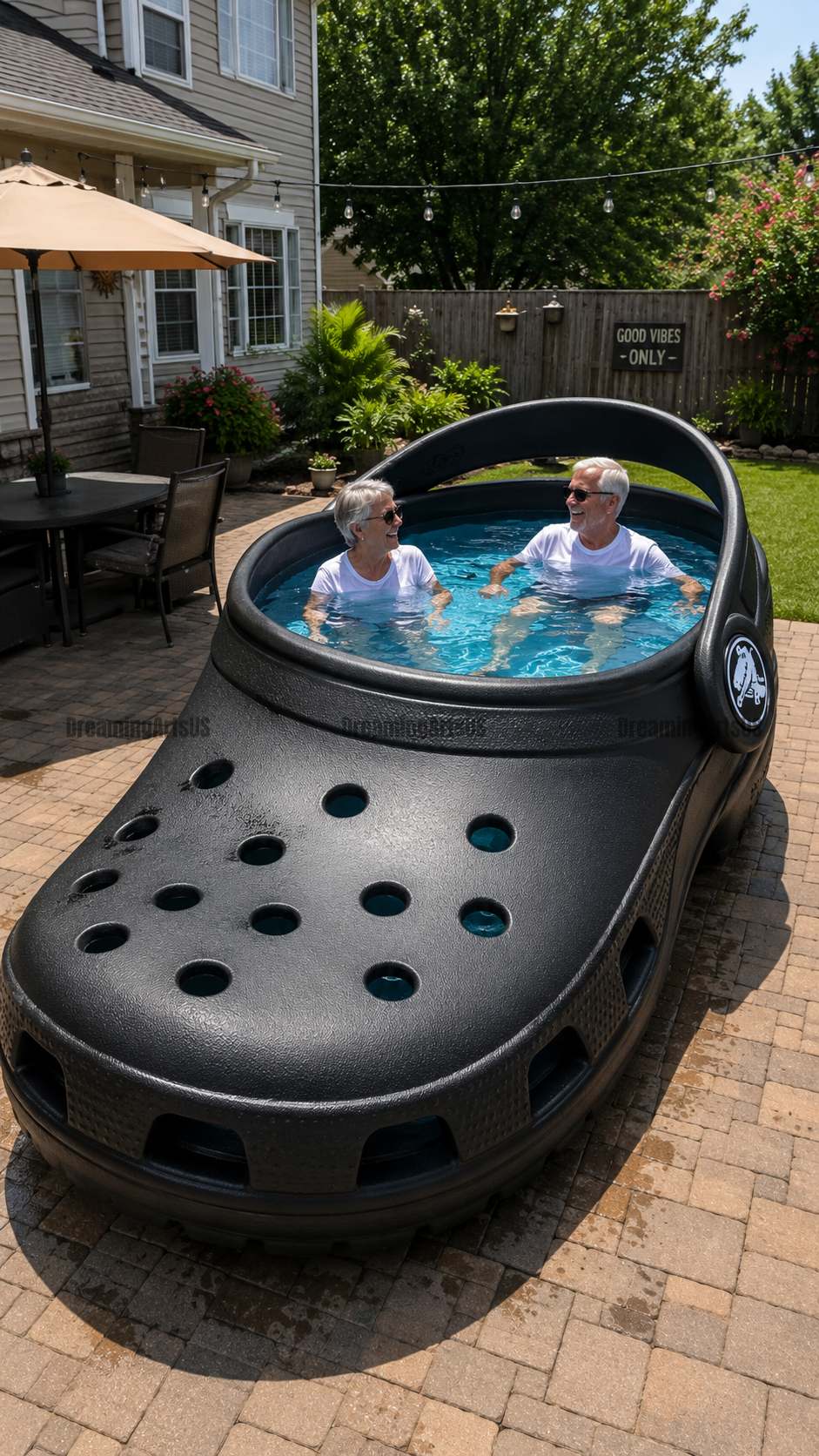 Inflatable Crocs Pools
