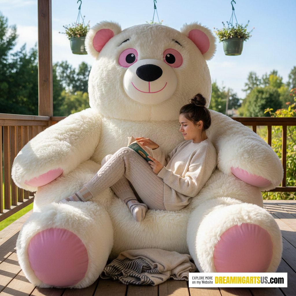 Oversized Polar Bear Armchair