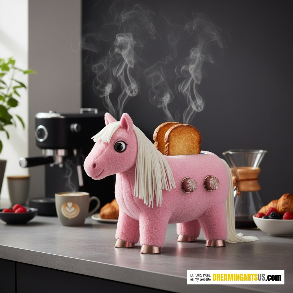Horse-shaped toaster