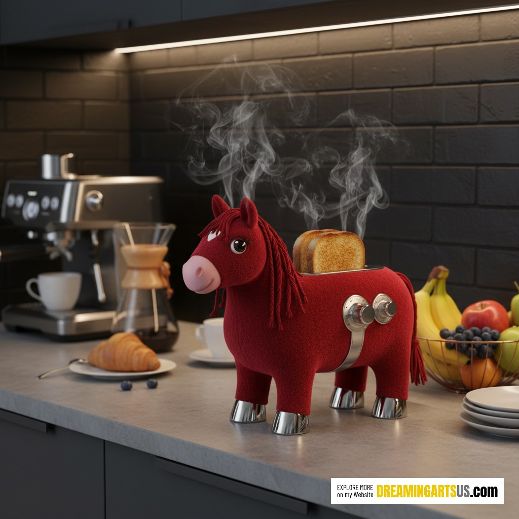 Horse-shaped toaster