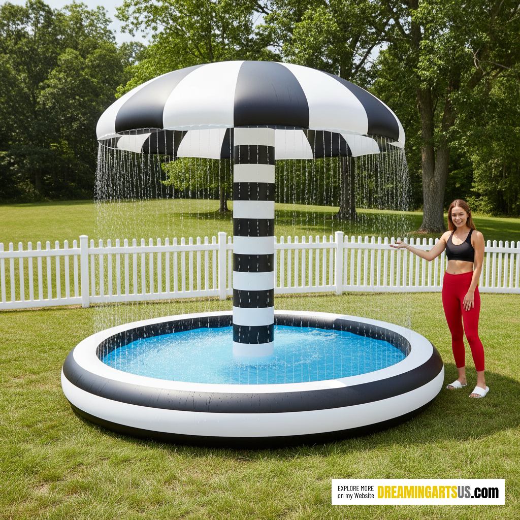 Umbrella shower pools