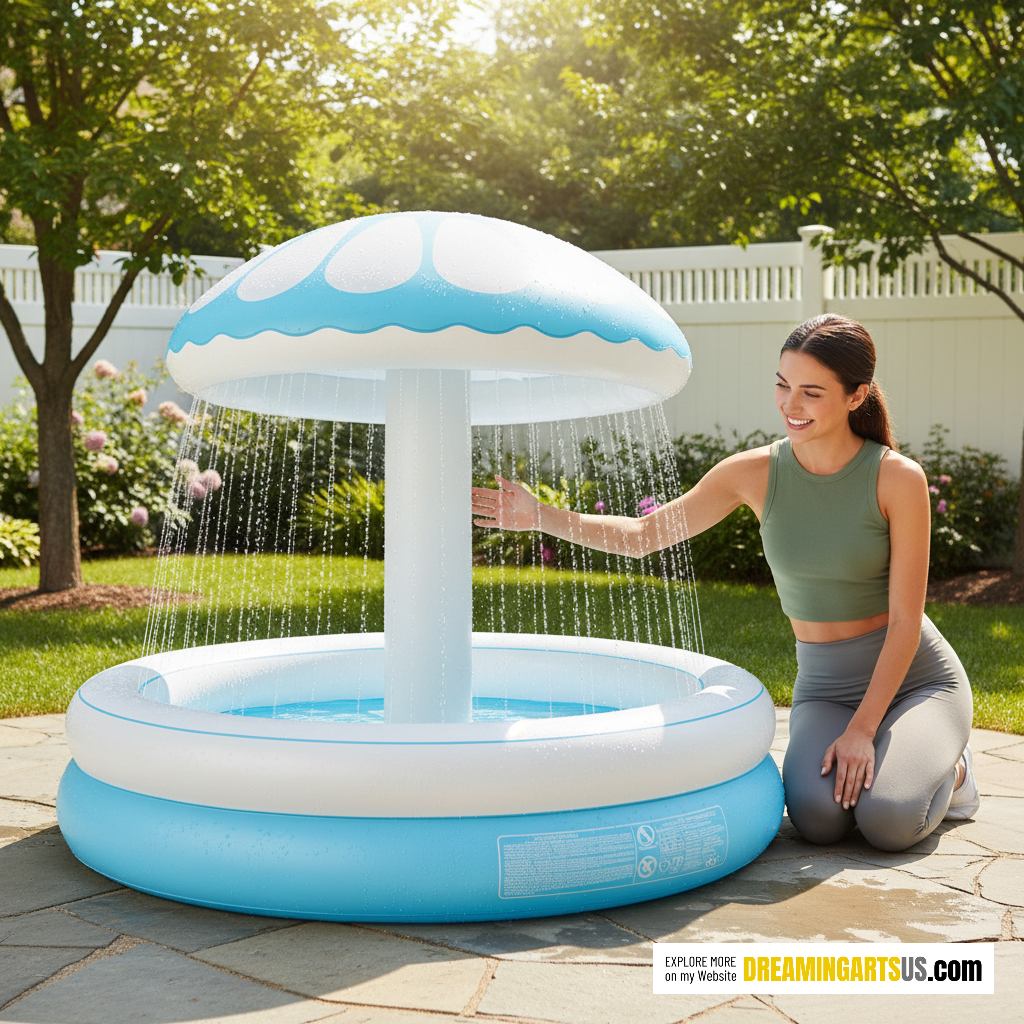 Umbrella Shower Pool