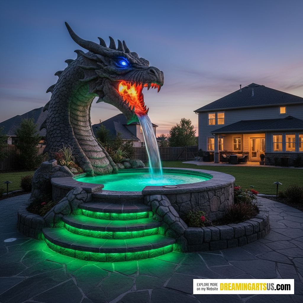 Dragon Shaped Hot Tub