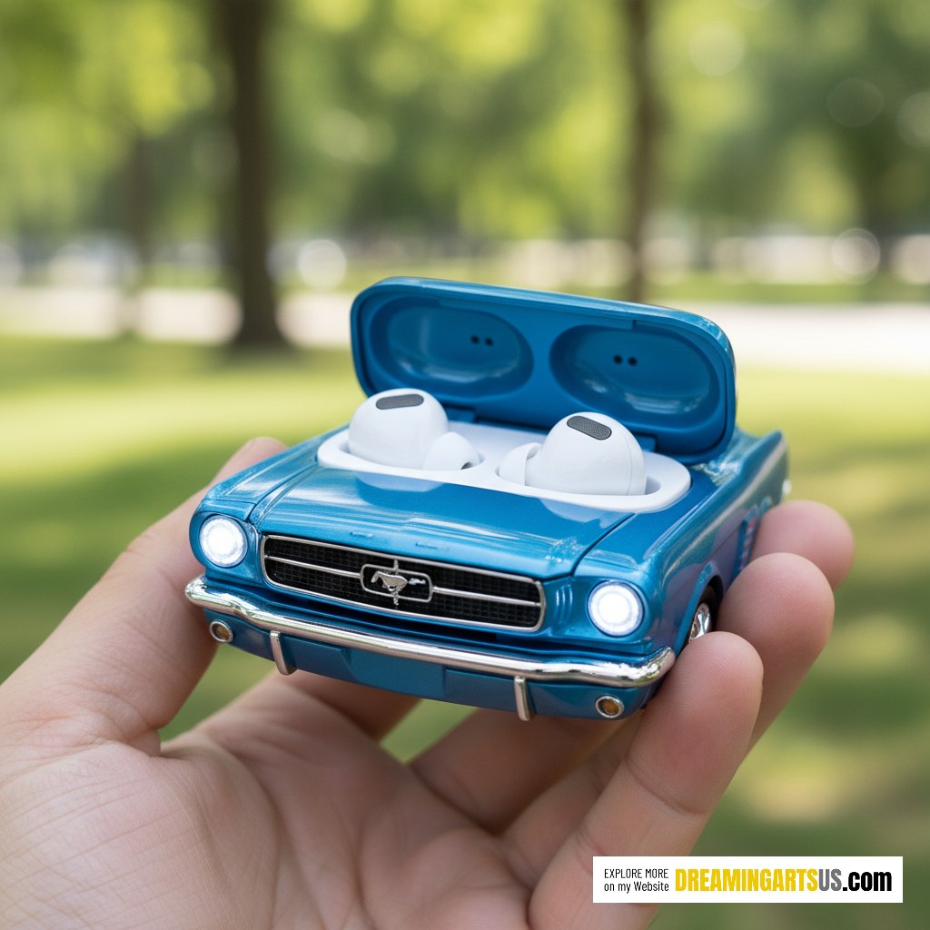 Ford Mustang-shaped earbuds