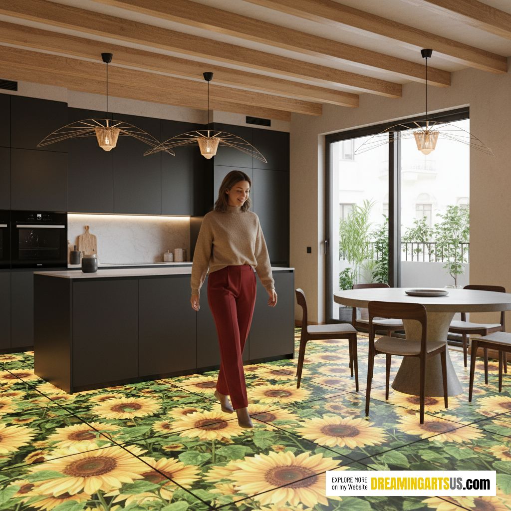 Digital Screen Kitchen Floor