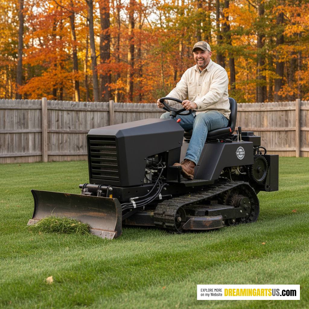 bulldozer lawn mowers