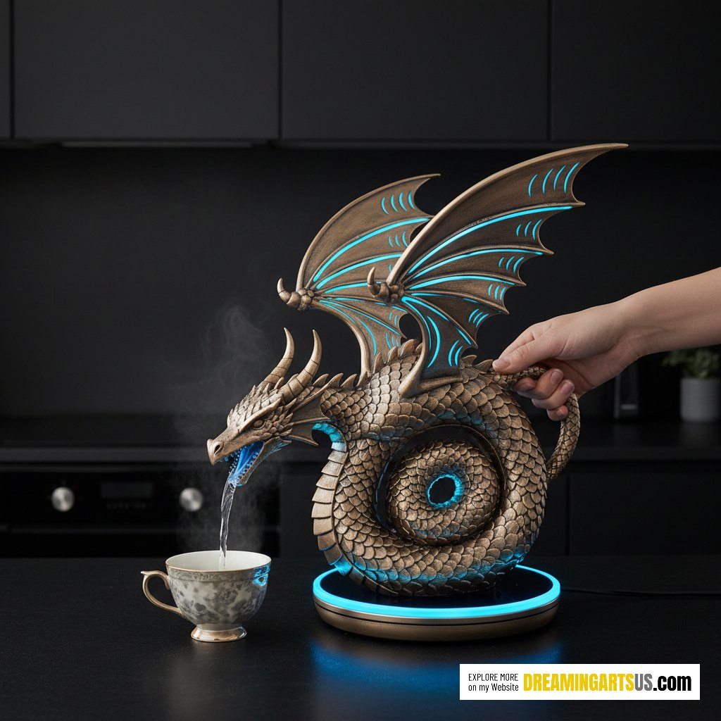 Dragon Shaped Electric Kettle