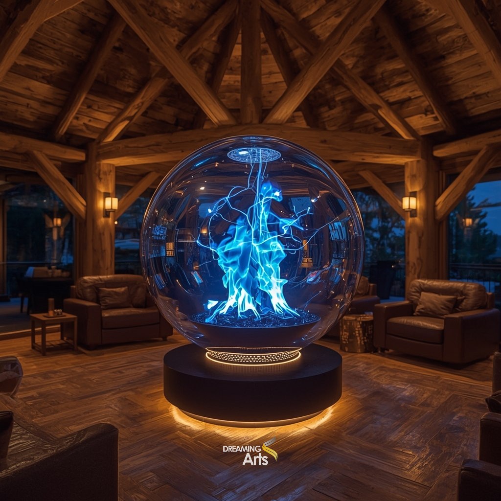 Bubble Glass Fireplaces