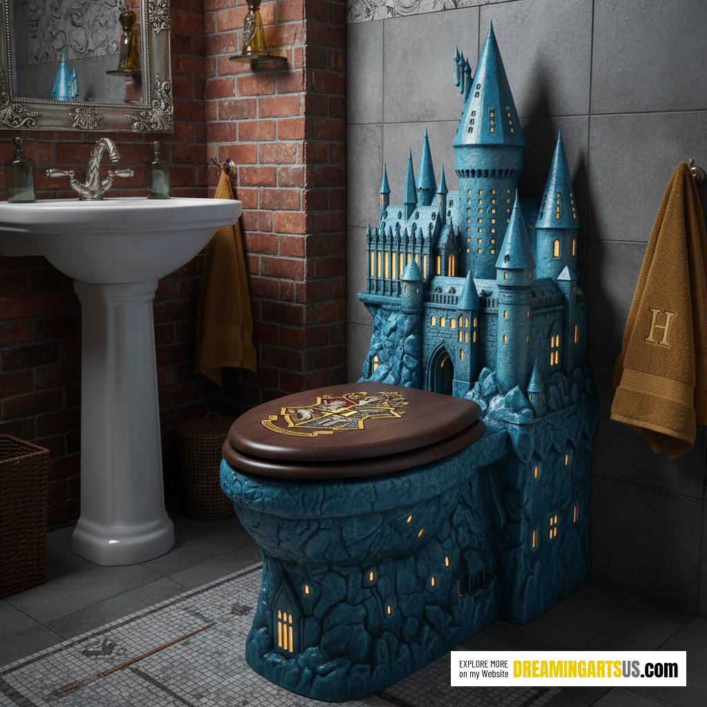 Hogwarts Castle Toilet