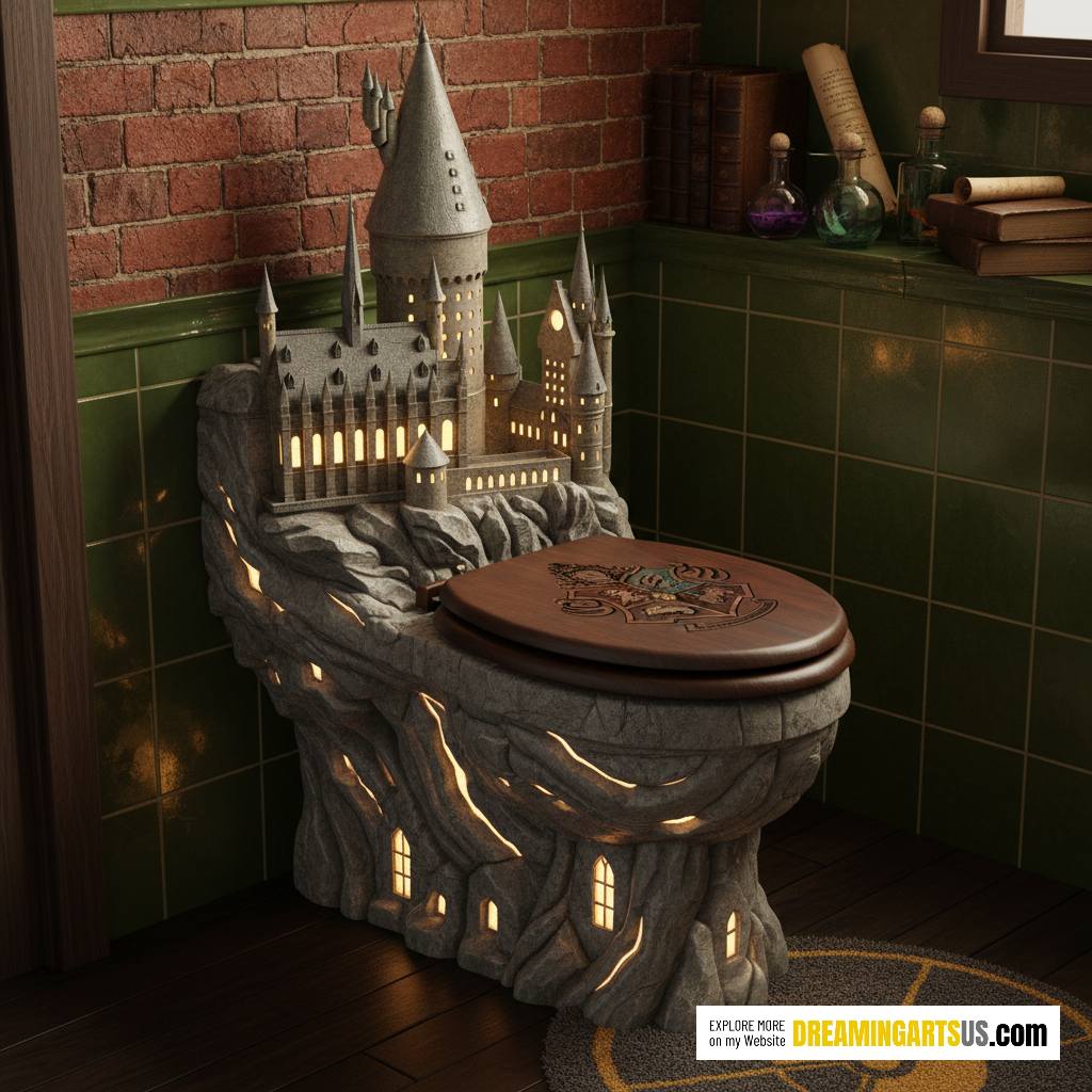 Hogwarts Castle Toilet