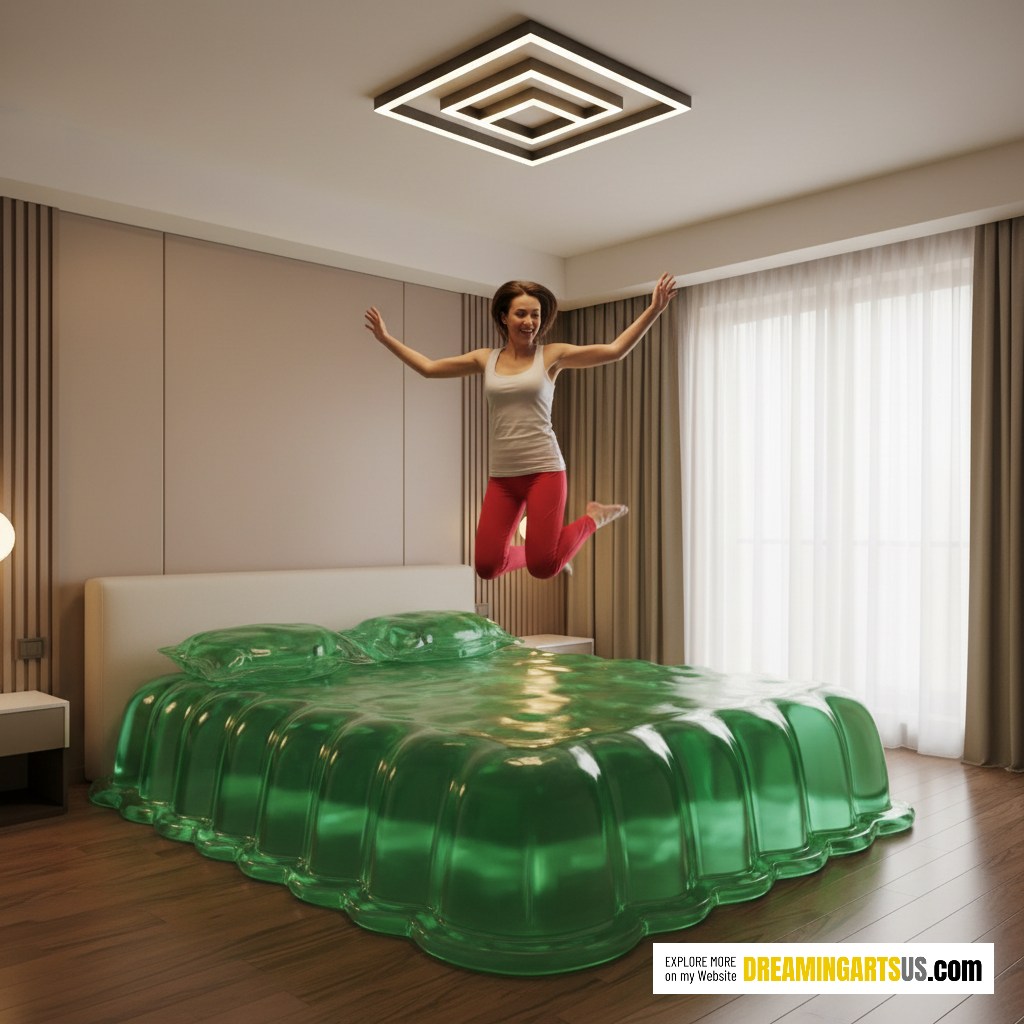 Jelly-inspired bed