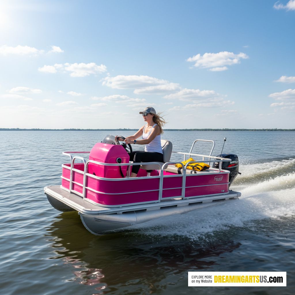 One person pontoon boat