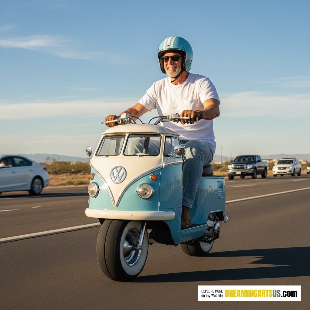 VW Hippy Bus Scooters