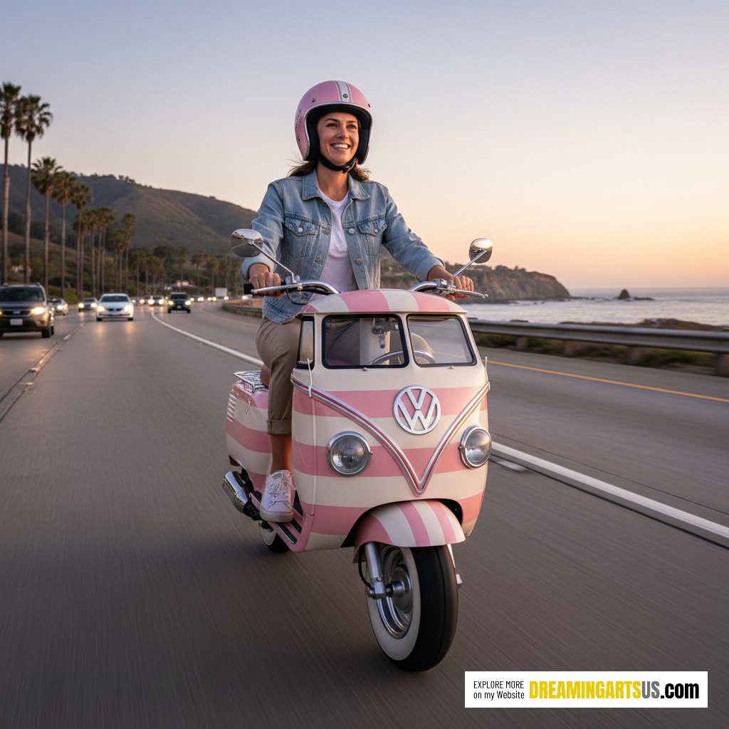 Volkswagen Hippy Bus Scooter