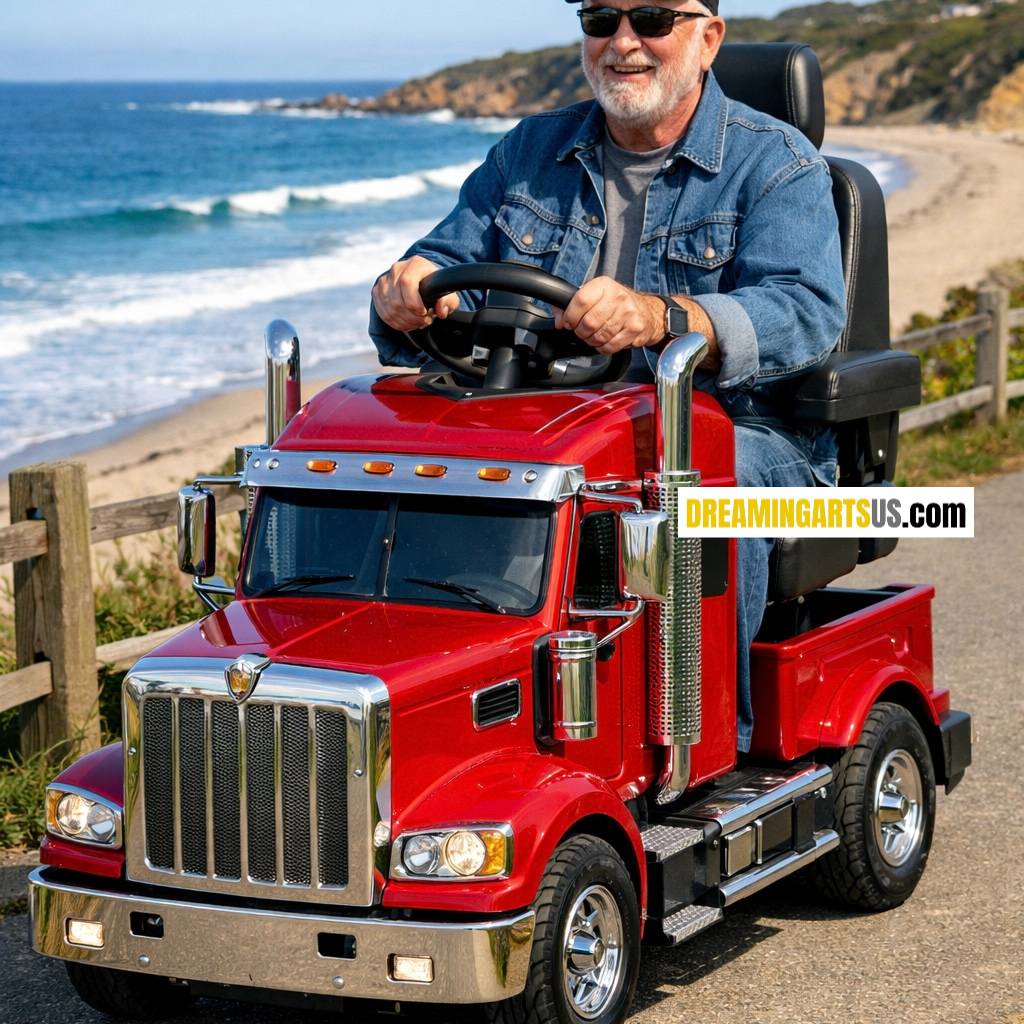 semi-truck mobility scooter