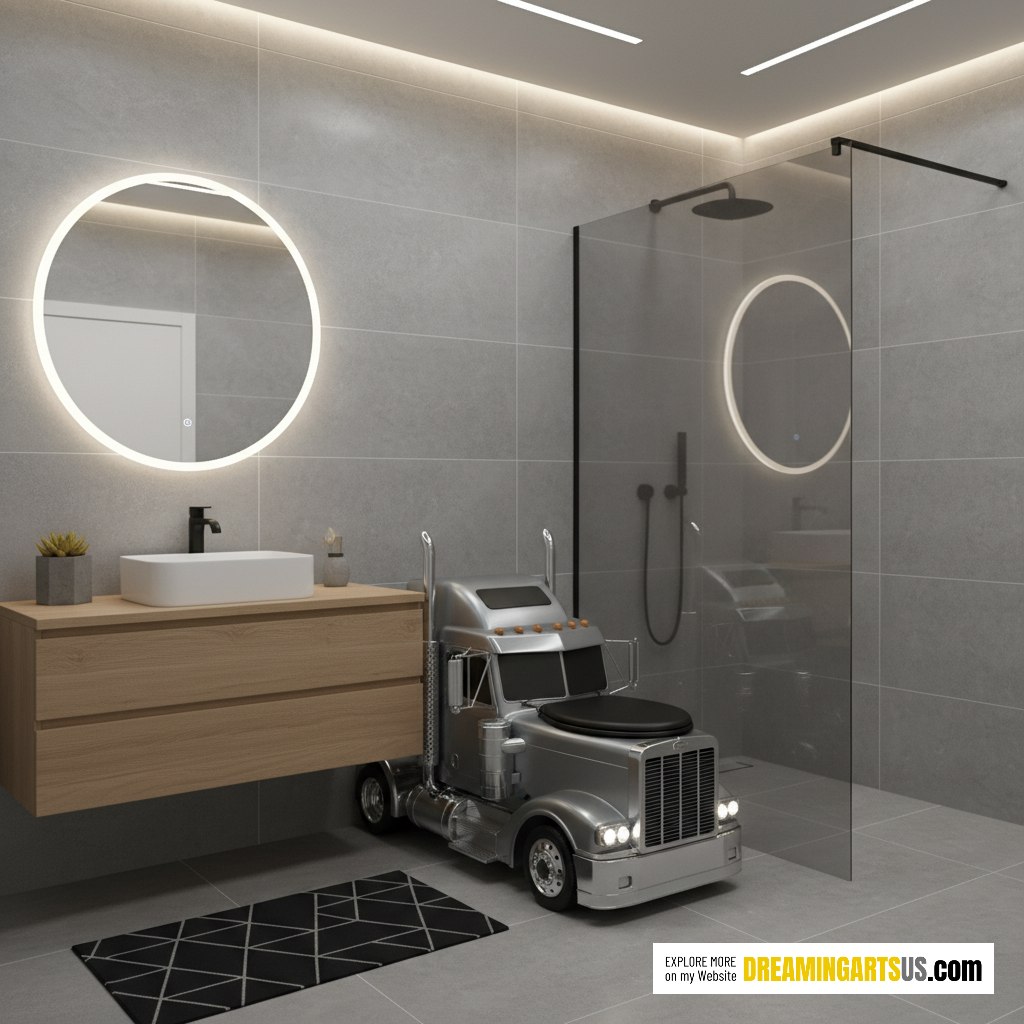 Semi-Truck Toilet