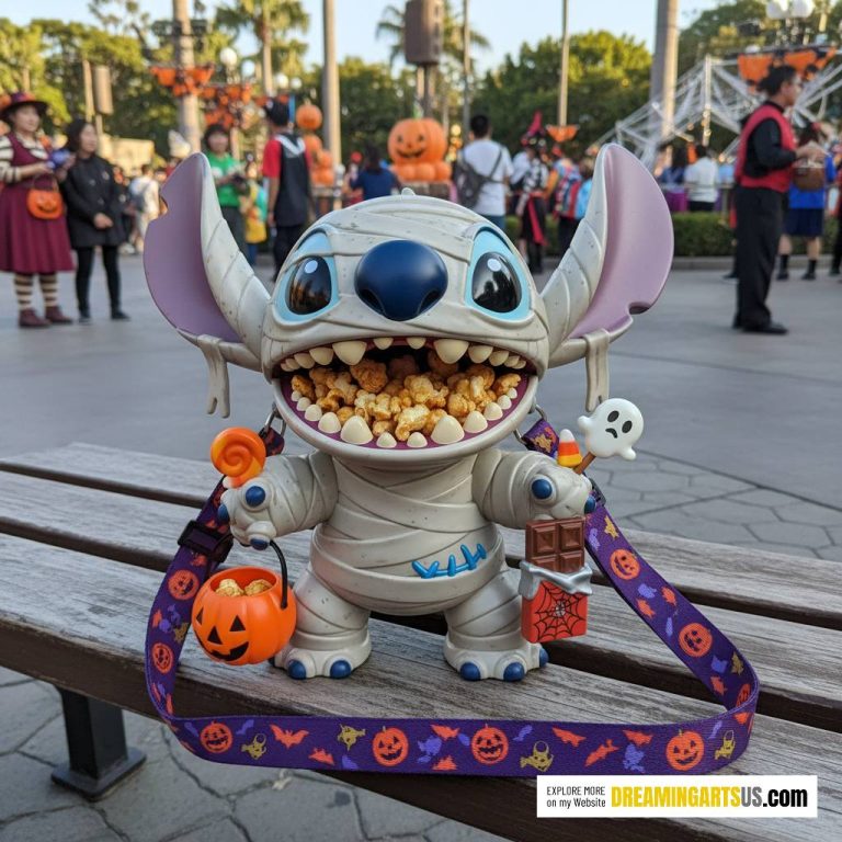 Stitch Mummy Popcorn Bucket Limited Edition for Stitch Lovers
