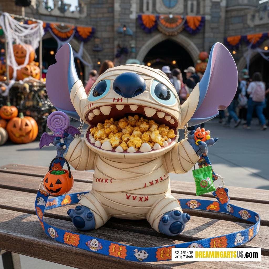 Stitch Mummy Popcorn Bucket