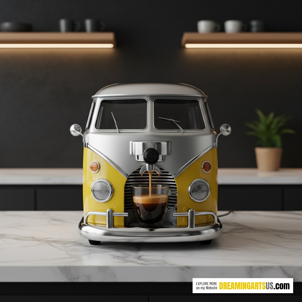 VW bus coffee maker