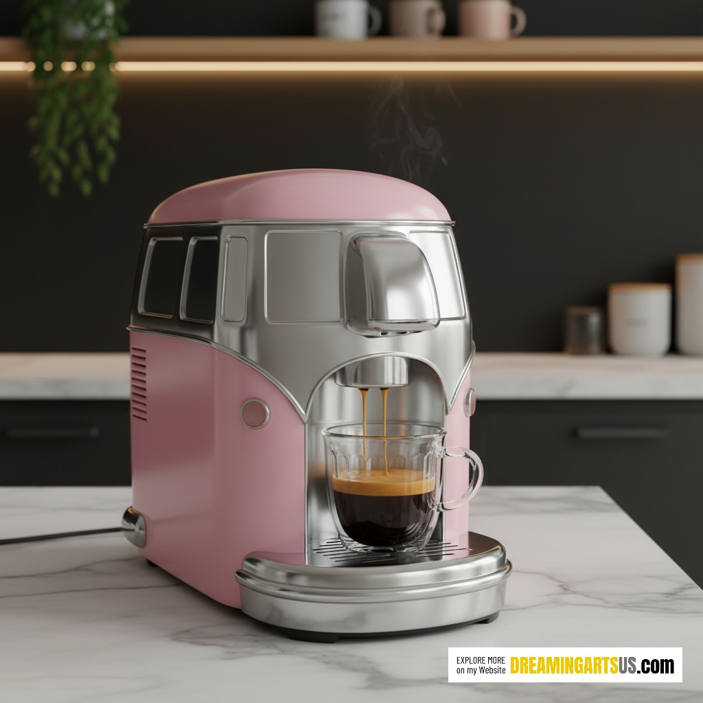 Volkswagen bus coffee makers