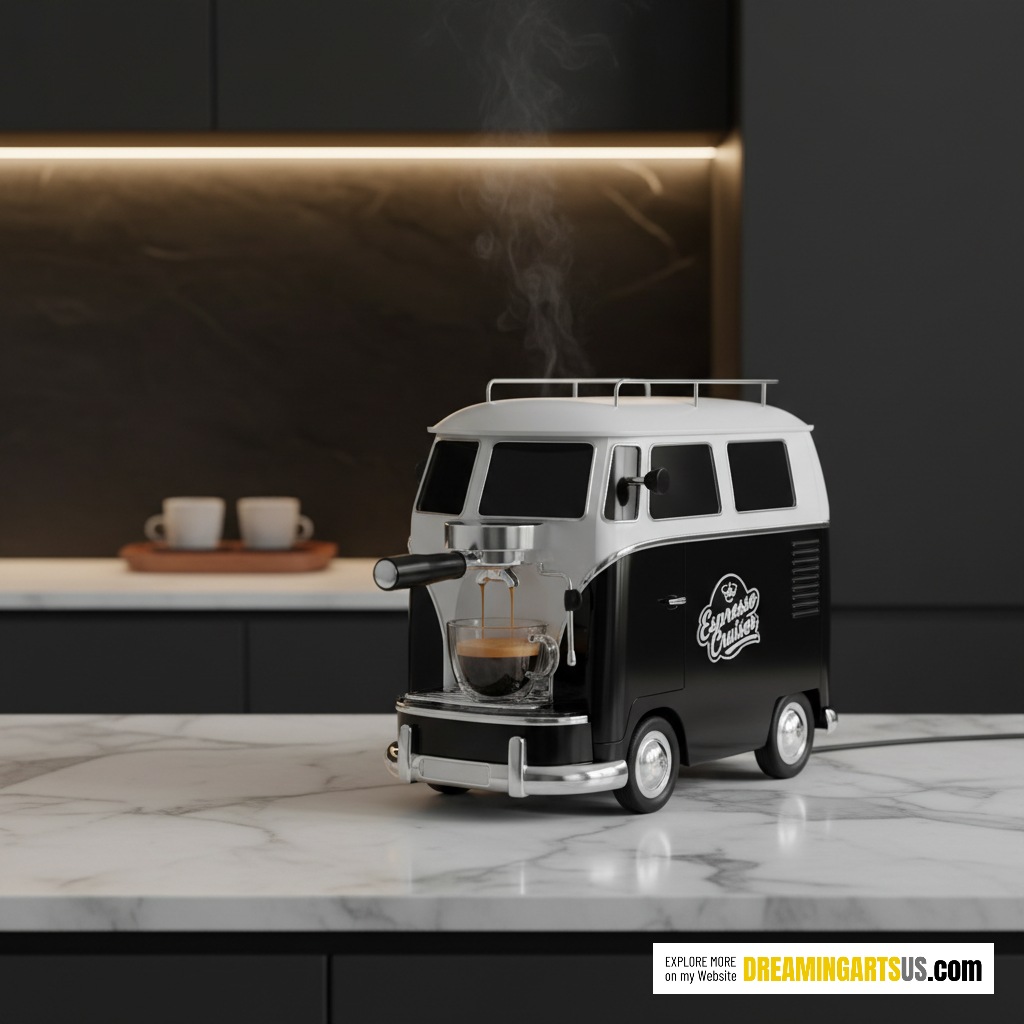 Volkswagen bus coffee makers