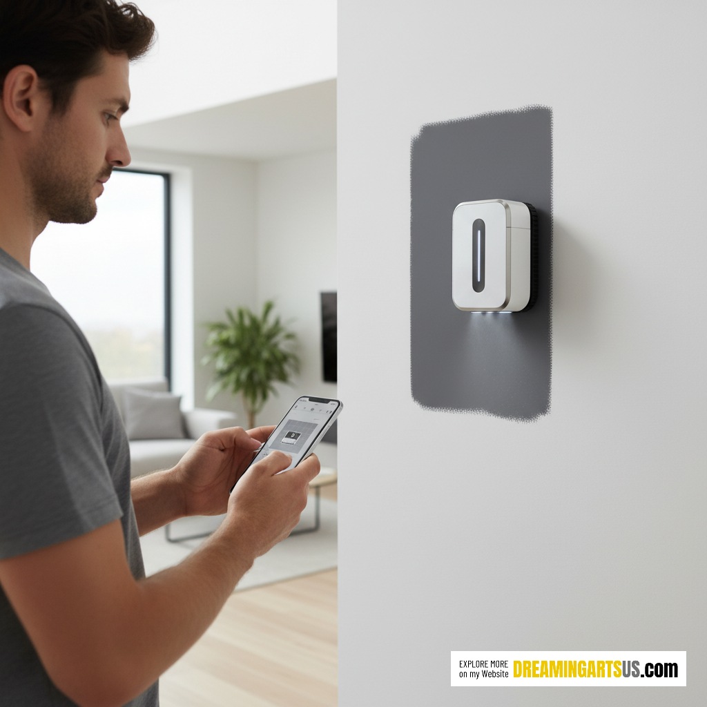 Automatic wall painting robot