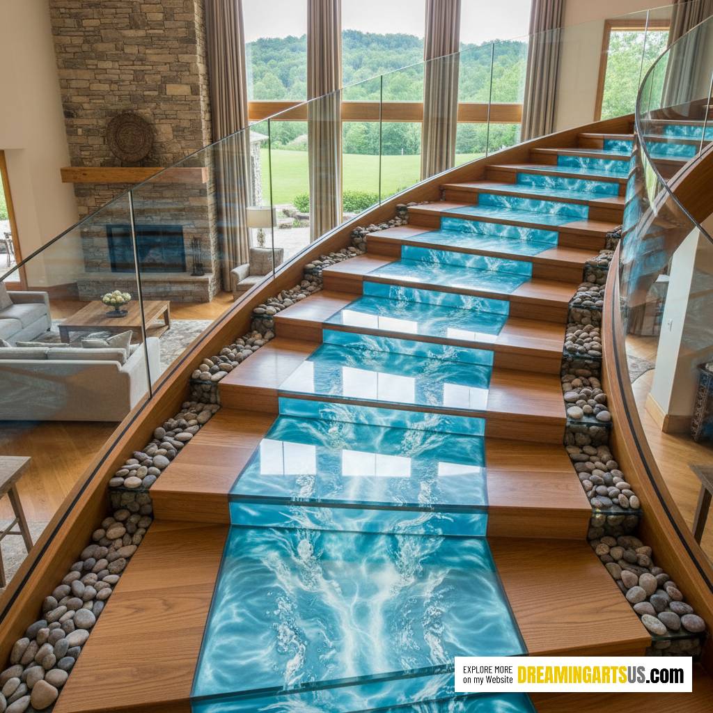 epoxy river staircases