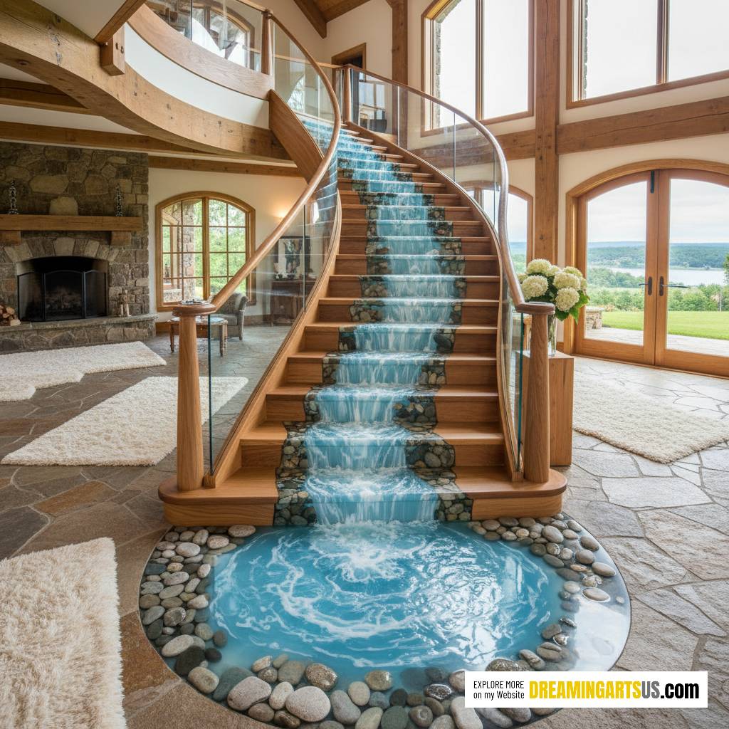 epoxy river staircases