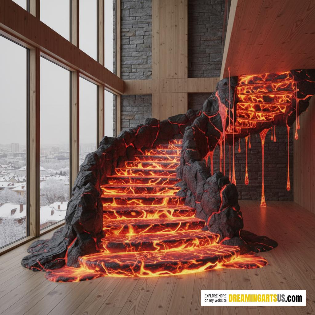 lava staircases